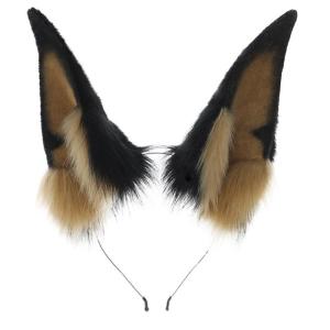 Dobermann-Ear Headband Sweet Girls Accessories Cosplay Beast Ears Fursuit Masquerade Halloween Cosplay Party