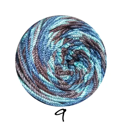 100g Polyester Gradient Yarn Crochet Knitting Thread Bag DIY (MIN 2 PCS)