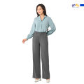 Áo sơ mi nữ YODY tay dài, thiết kế suông trẻ trung, thanh lịch, túi ốp cổ ve SMN6176. 