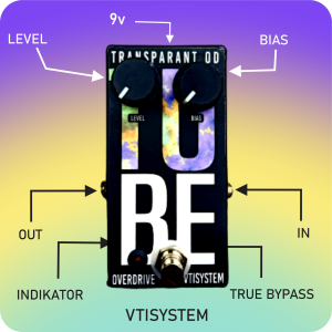 Efek Gitar Tube Drive - Overdrive Termurah Premium VTISYSTEM