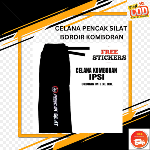 Celana Pencak Silat Bordir Komboran