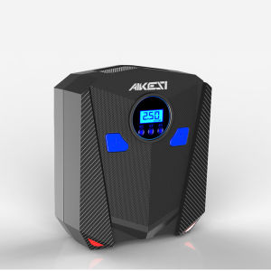 Bơm Lốp Ô Tô AIKESI Bơm Xe Ô Tô Điện Tử Tự Ngắt Kèm Đèn Pin Siêu Sáng