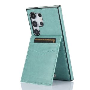 Leather wallet stand Holder phone cases for Samsung Galaxy S24 S23 S22 S21 S20 fe ultra case card slots flip bag cover