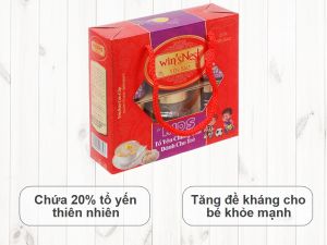 Lốc 6 lọ  (20%) Yến sào cao cấp winsNest kids tổ yến chưng sẵn dành cho trẻ em (420ml/lốc)