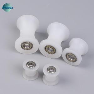 XUNYU3 1Pcs Nylon U-groove Bearing Roller Track Wheel Guide Roller Support Roller Door Window Sliding Door Mechanical Pulley