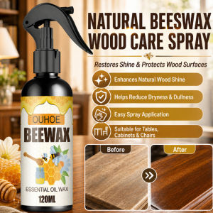 OUHOE Beeswax Furniture Spray Natural Wood Polish Protective Coating Enhances Shine Improves Durability Home Furniture Maintenance