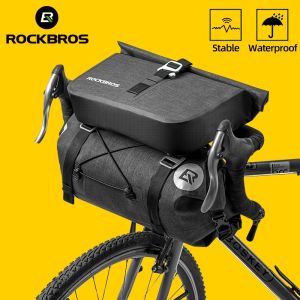 【Giao hàng địa phương】ROCKBROS Xe Đạp Chống Thấm Nước Tay Cầm TÚI 6L-15l Công Suất Lớn Bền MTB Xe Đạp Đường Bộ Túi Trước 2 trong 1 Đa Năng Đi Xe Đạp Du Lịch Túi Bảo Quản Túi Đeo Vai