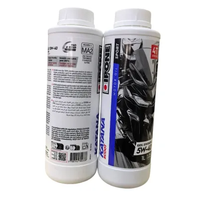 IPONE KATANA SCOOTER 5W‑40 engine oil for 4-stroke scooters and maxi-scooters -100% FULLY SYNTHETIC (1 LITER)IPONE