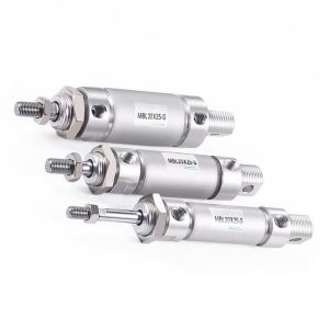Aluminum Alloy Round MBL Series Small With Magnet Pneumatic Cylinder MBL20/25/32/40/50/63-25X50X75X100X200X250X300X400X500S-CA