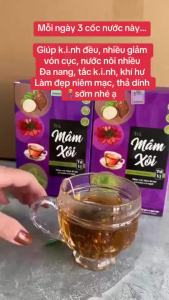 Trà Mâm Xôi Sâm Tố Nữ Chính Hãng Hỗ Trợ Điều Hòa Kinh Nguyệt Bổ Huyết Đẹp Da Hộp 20 Túi Lọc