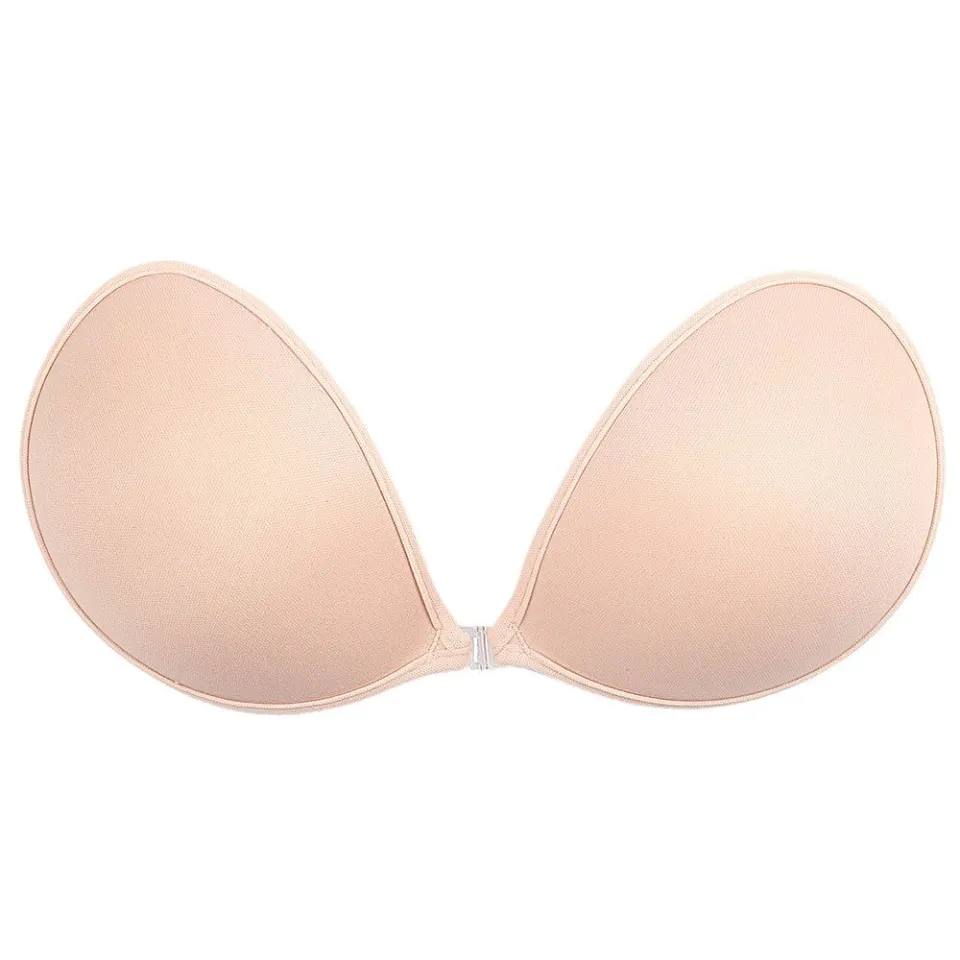 Adhesive Bra Strapless Invisible Push up Bra for Backless Dress - F/Nude -  Nude