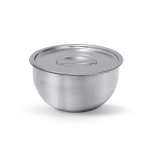 YESPERY 304 Stainless Steel Steamed Egg Bowl With Lids Fruit Salad Dessert Soup Bowl Tableware Ramekin Pudding Container Baking Mini Pot