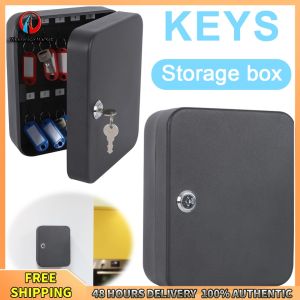 Winnereco Reliable Security Safe with Combination Lock Wall Mount 20 Key Hooks for Home and Business Security