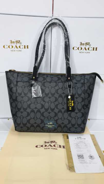 COACH Tote Signature Canvas Tote Coach New | Lazada Indonesia