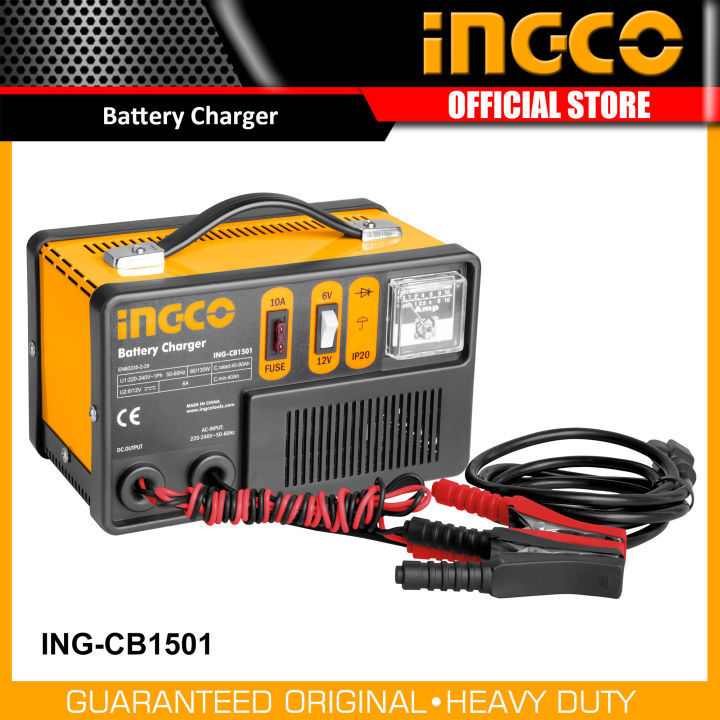 Ingco Ing Cb1501 6a Battery Charger With 612v Charging Voltage Ipt Lazada Ph