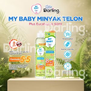 My Baby Minyak Telon Plus Eucalyptus 90mL || My Baby Anti Nyamuk 8 Jam || Minyak Pijat Bayi