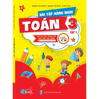SÁCH - [ Lớp 3 - hk1 ] - Kết nối tri thức - Bài tập hằng ngày toán 3 tập 1