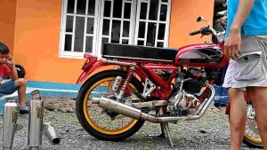 Silencer Bulat Cincin Silincer Bulet Suara Adem Ngebas Ulem Slincer MRS Racing P 30 CM Inlet 50 mm DBS altan sj88 mafia cat rpl dpj