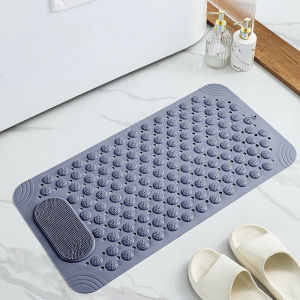 Shower Mat Bathtub Mat Non Slip Bath Mat for Shower with Suction Cups Drainage Holes Foot Massage Exfoliating