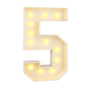 METALIX 70cm Bóng đèn LED Bóng bay phát sáng Số 0-9 Hộp Đổ Bóng Bay Hình tượng khổng lồ Số khổng lồ Bóng sinh nhật Trang trí sinh nhật
