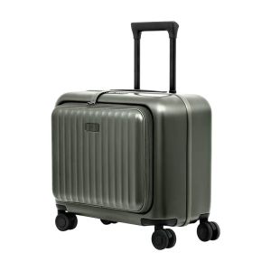 Xiaomi Mijia Front Open Lid Suitcase 18inch Boarding Case Suitcase Large Capacity Suitcase Trolley Case Xiaomi Suitcase Front Open Suitcase Portable Luggage Storage 18 inch Ultra-Light Universal Wheel Password Suitcase Trolley Case Gift &  Xiaomi