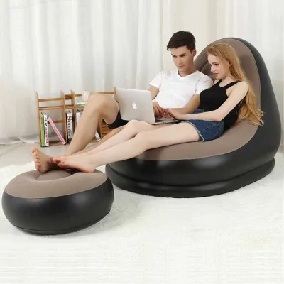 Ghế Nệm Hơi Tựa Lưng Cao Cấp Ghế Hơi Có Đế Vỏ Nhung Ghế Sofa Hơi Êm Ái Ghế Hơi Mang Đến Cho Bạn Nằm Thư Giãn Thỏa Mái Nằm Đọc Sách Xem Tivi.