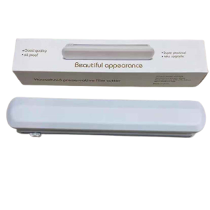 Cling Film Cutting Box Cling Wrap Household Plastic Wrap Cutter Dispenser Box Food Wrap Cutter Kitchen Special Tin Foil Oil Paper Plastic Wrap Cutting Tools