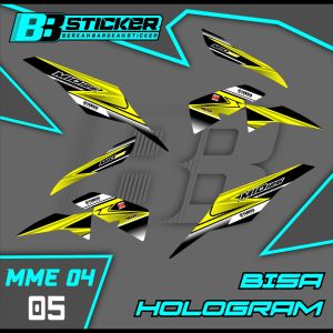Striping Stiker Variasi Mio M3 BISA HOLOGRAM Setriping Setiker Sticker Semi Fullbody Mme 4