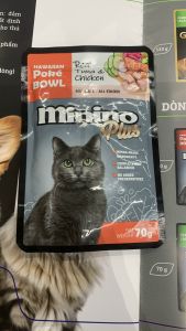 Pate Cho Mèo Có Rau Củ Minino Plus 70g - [Nông Trại Thú Cưng]