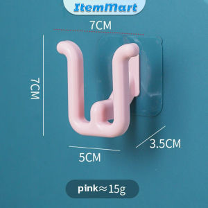 ItemMart Slippers Rack No Punching Bathroom Simple Slipper Hook
