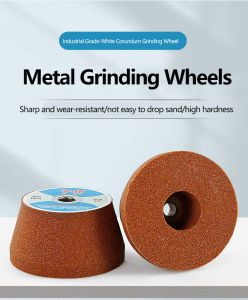 Sunrichh Solid grinding wheel white corundum polished cast iron grinding wheel metal grinder