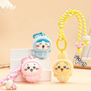 THANKSKY จี้กระเป๋า คีย์เชน Chiikawa อนิเมะ การ์ตูน ตุ๊กตาพวงกุญแจ แฟชั่น แบบญี่ปุ่น จี้ตุ๊กตาชิอิคาวะ ของขวัญ