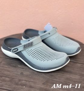 รุ่นCrocs LiteRide รองเท้าแตะแบบสวม Sz.M4-M11 มี 7 สี ทำจากยาง รุ่นในตำนาน ไม่ลื่น ใส่สบาย AMC016