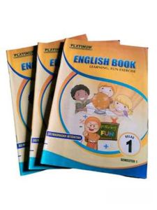 LKS PLATINUM KELAS 1 ENGLISH BOOK LEARNING FUN EXERCIS SEMESTER 1 SD/MI