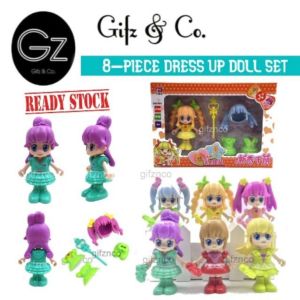 [NEW ARRIVAL] Change Clothes Frozen Princess Dress-up Doll | Toy Cake Topper | Elsa Anna Gifts Box