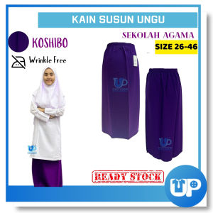 Kain Susun Tepi Ungu Licin Kain Susun Ungu Sekolah Agama Kain Ungu Kain Purple
