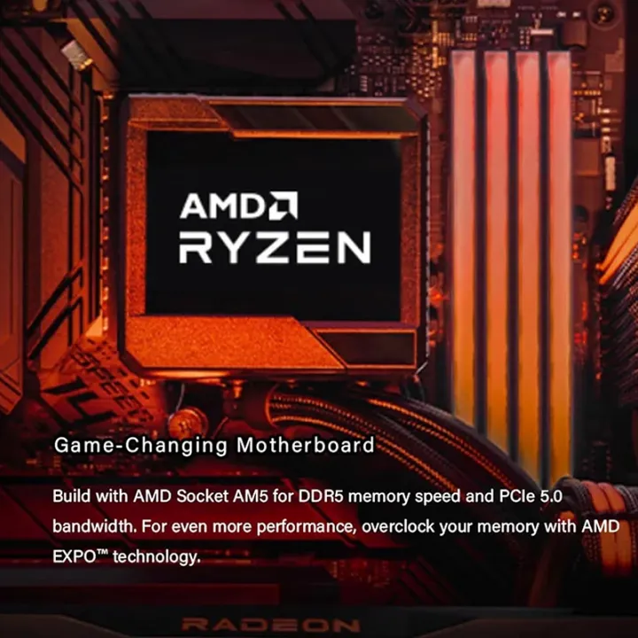 AMD Ryzen 7 5700X 8-Core, 16-Thread Unlocked Desktop Processor, Ceramic Gray