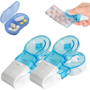 Portable Pill Taker Remover Dustproof Pill Box Opener Mini Pill Dispenser Storage Box Pill Case