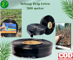 Selang Drip 5 mikron 4 cm 300 meter - Pipa 3/4 Inch