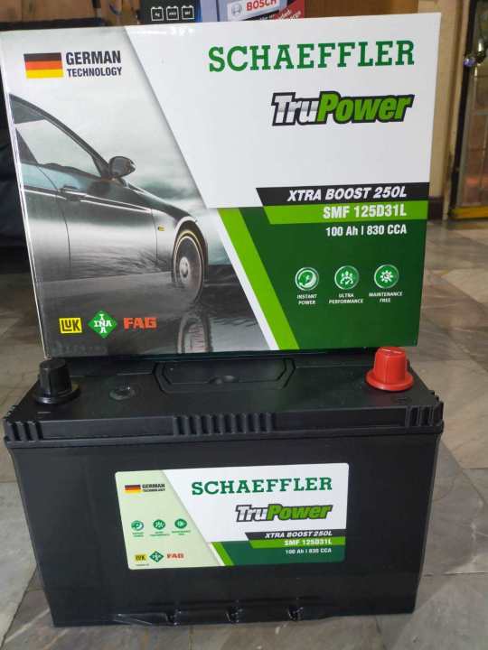 แบตเตอรี่ SCHAEFFLER (ฟรีค่าจัดส่ง) SMF-XTRA BOOST (125D31L/R) 100AH ...