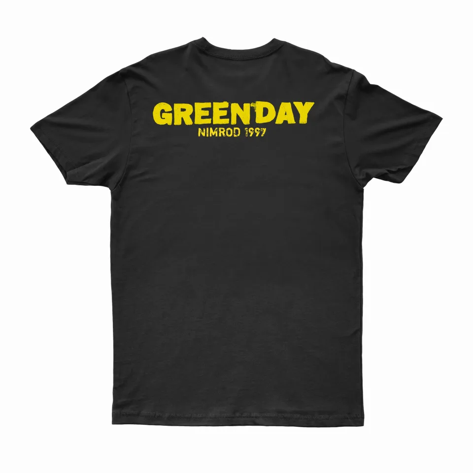 kaos band GREENDAY Nimrod 1997 Premium Tshirt green day melodic punk metal  Kaos GREEN DAY Bahan Cotton Combad 24s Kaos Band Kaos DIstro Pria Kaos 