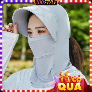 Khăn Khẩu Trang Chống Nắng Kín Đầu Có Vành BEAT - 100style