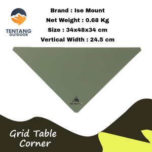 Meja Lipat Papan Kayu Portable Camping Outdoor Mesh Drain Rack Hiking - Meja Lipat Portable - Meja Camping - Alat Camping