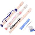 Chimei brand treble German clarinet instrument 6-hole 8-hole elementary school children beginner's introduction 6-hole 8-hole flute. 