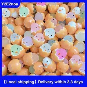 【Local shipping】 20Pcs Easter Eggshell Chick Micro Landscape Decorations Glowing Easter Eggs Ornament Kids Novelty Toys Easter Decor DIY Gifts