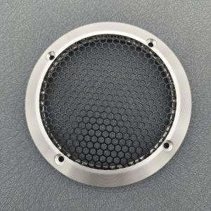 Car mid-range speaker grille 3.5 Inch aluminum alloy mesh speaker cover metal decorative cover