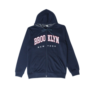 Hoodie Brooklyn Zipper Pria dan wanita ( S - XXL )