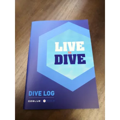 DEBLUE Log Book (Scuba Diving) 100% Authentic Official Dealer