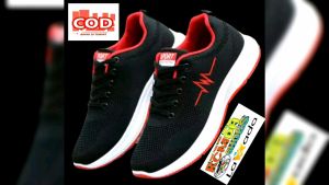 SEPATU PRIA TERBARU SNEAKERS SETUN MOTIF PETIR SEPATU TURBO RAJA SNEAKERS /  KCMDH SHOES