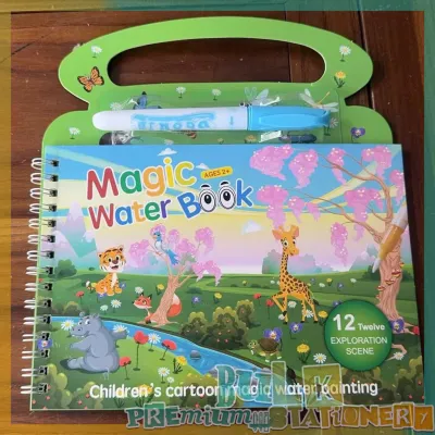 Magic Water Book Graffiti Painting Drawing Reusable Coloring Book Children Education Supplies